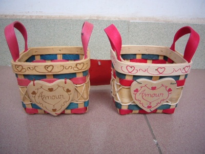 Wooden basket