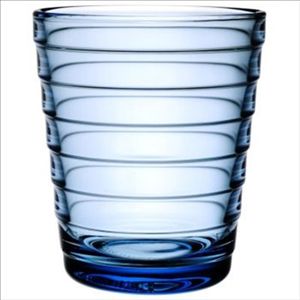 Blue glass tumbler