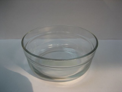 Glass bowl