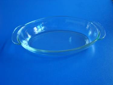 Glass bake plate