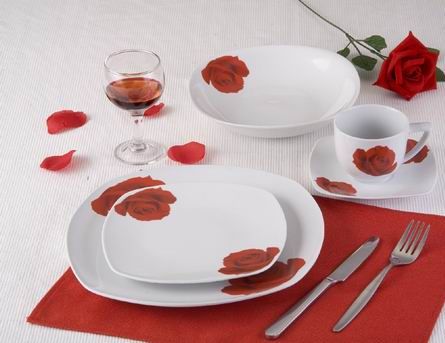 Porcelain dinner set