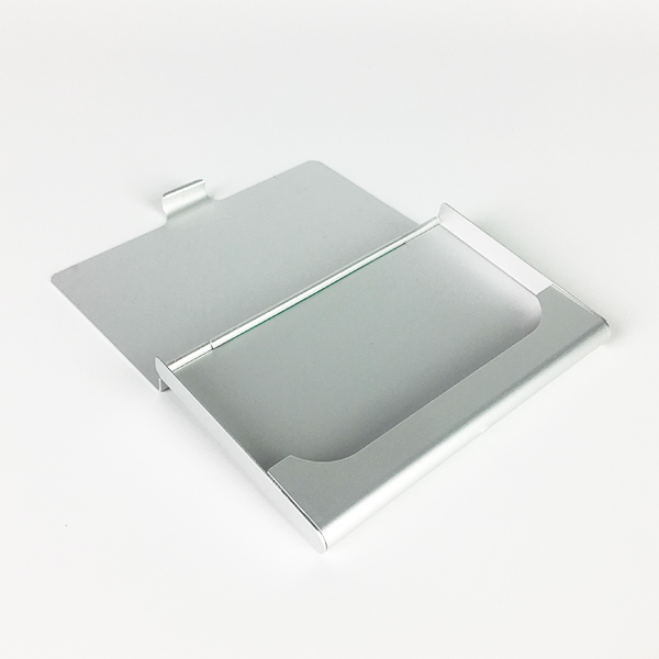 Reusable thin rectangle tin box mini plain storage tin box for cigerate name card
