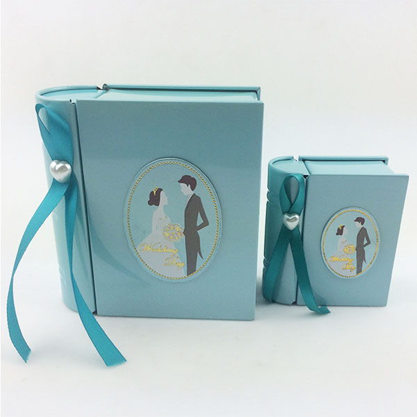 Wedding candy tin box custom tin box wedding favor tin can series
