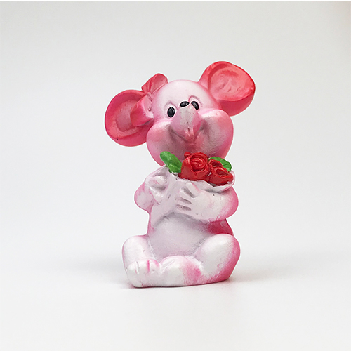 PINK Mouse Resin Crafts